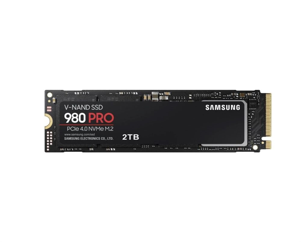 Samsung 980 Pro SSD 2TB M.2 NVMe Interface PCIe Gen 4x4 Internal Solid State Drive with V-NAND 3 bit MLC Technology
