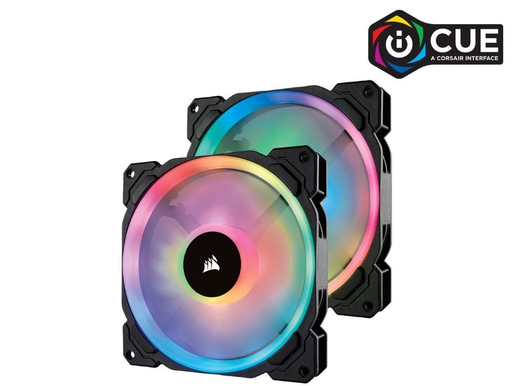  Corsair LL140 RGB Fans (2 Pack)