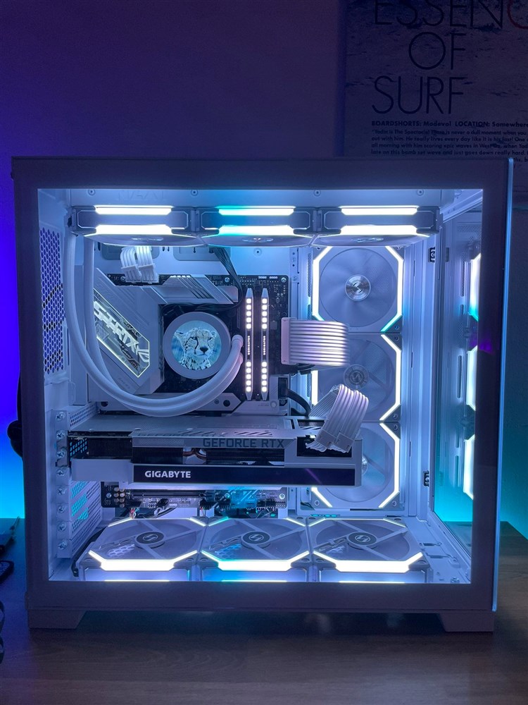 White Computer - Micro Center Build