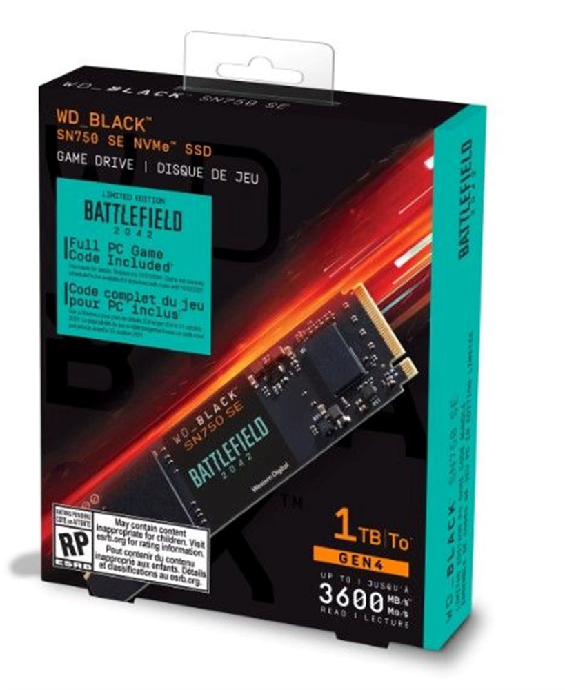 WD Black 1TB SN750 SE NVMe™ SSD