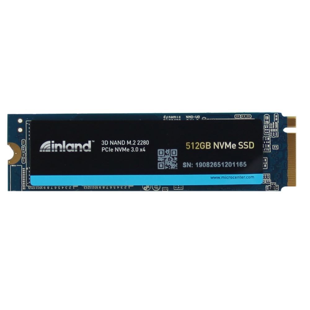  Inland Premium 512GB SSD M.2 2280 PCIe NVMe 3.0 x4 3D NAND Internal Solid State Drive, High-Speed Read/Write Speed up to 3100 MBps and 1900 MBps, NVMe 1.3 & PCIe 3.1 Compatibl
