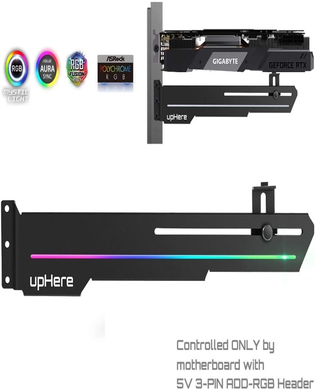  upHere GS05ARGB Addressable RGB Graphics Card GPU Brace Support Video Card Sag Holder