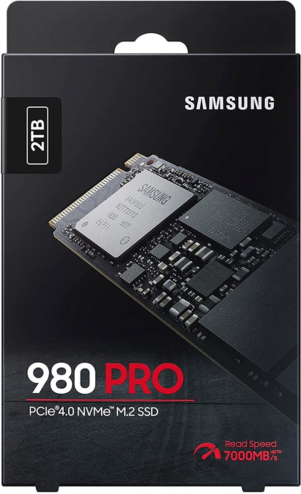  Samsung 980 PRO SSD 2TB PCIe NVMe Gen 4