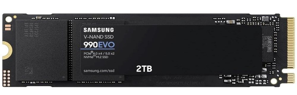SAMSUNG 990 EVO SSD 2TB, PCIe Gen 4x4, Gen 5x2 M.2 2280 NVMe Internal Solid State Drive