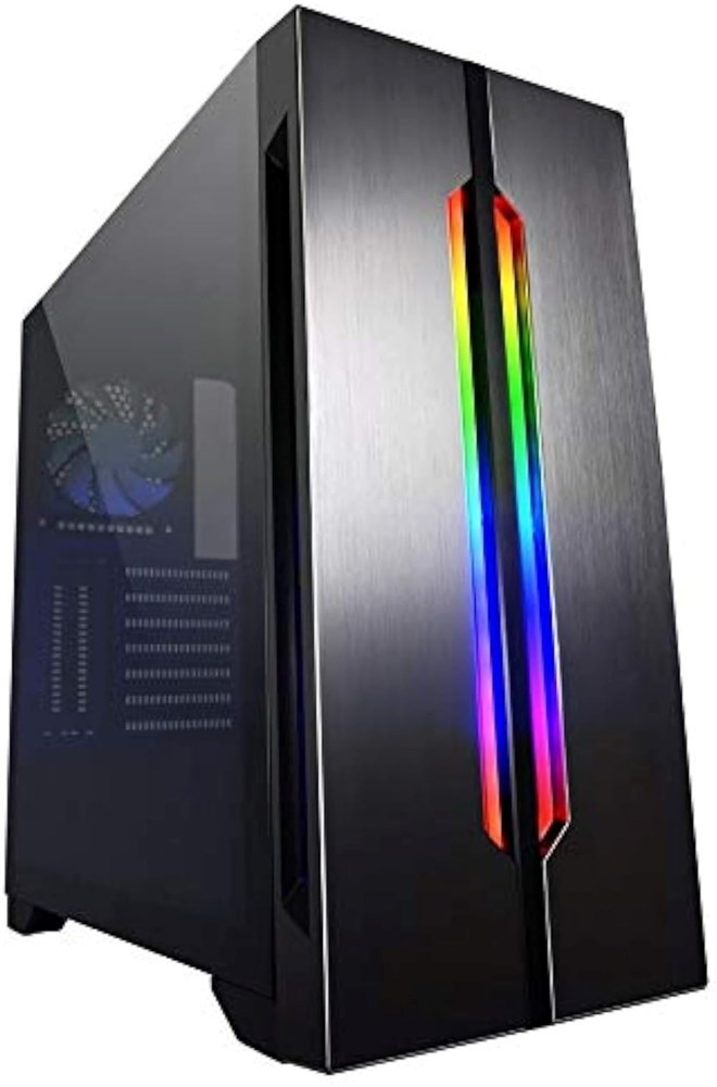 Lian Li LANCOOL ONE Digital SECC/Tempered Glass Gaming Computer Case with Front Panel Addressable RGB LED Black