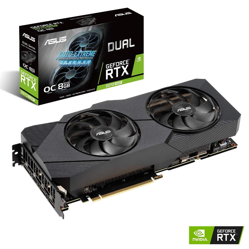 Asus GeForce RTX 2070 SUPER 8 GB DUAL EVO OC Video Card