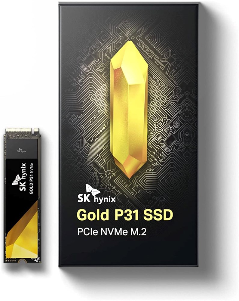  SK hynix Gold P31 1TB PCIe NVMe Gen3 M.2 2280 Internal SSD | Up to 3500MB/S | Compact M.2 SSD Form Factor SSD | Internal Solid State Drive with 128-Layer NAND Flash