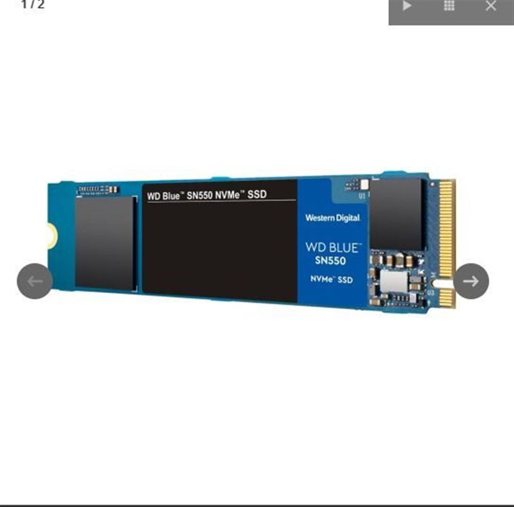  WD Blue SN550 1TB M.2 NVMe PCIe 3.0 x4