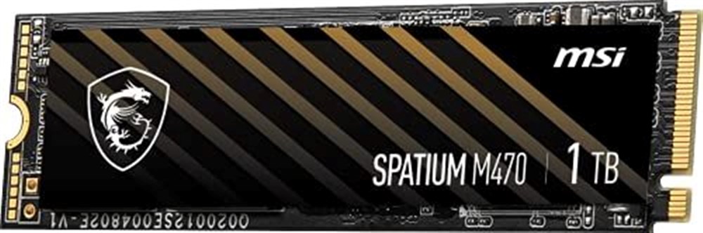  MSI SPATIUM M470 1 TB M.2-2280 NVME Solid State Drive