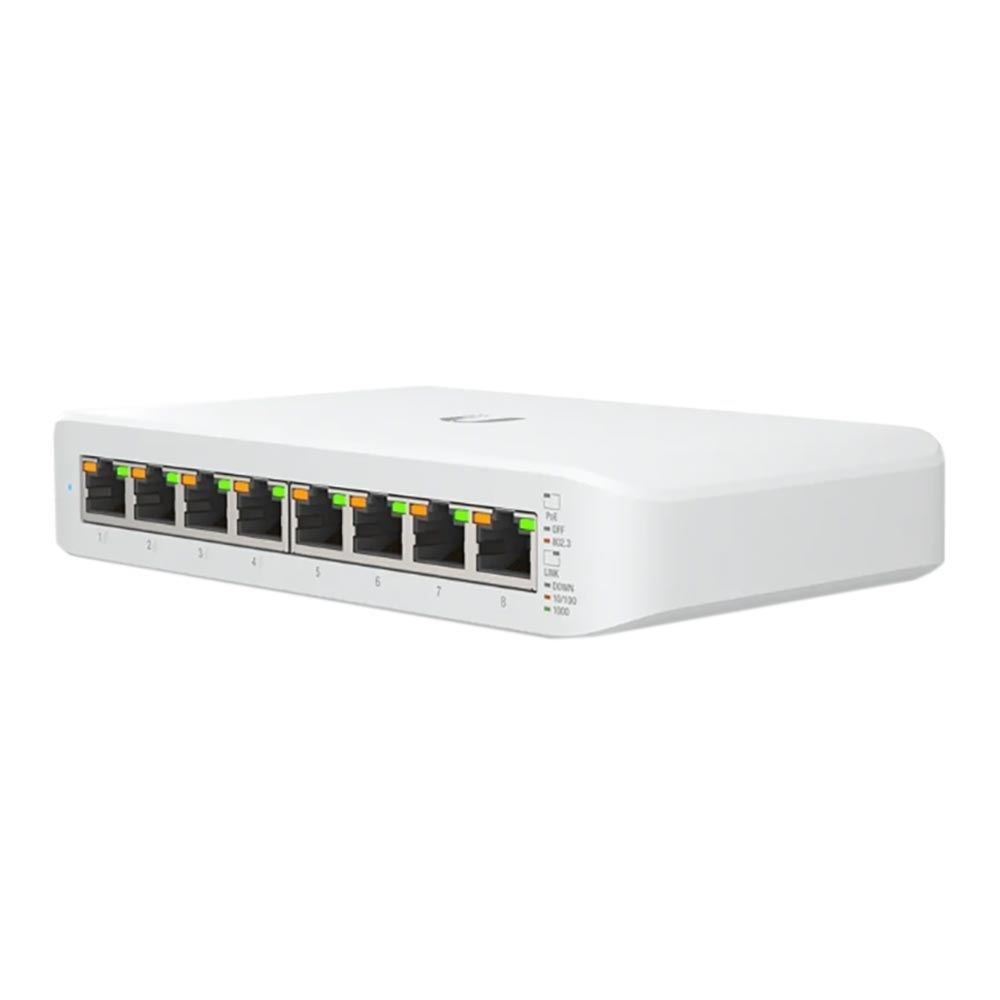 Ubiquiti Networks UniFi Switch Lite 8 PoE 8-Port Gigabit Switch with 4 PoE+ 802.3at Ports (USW-Lite-8-PoE)