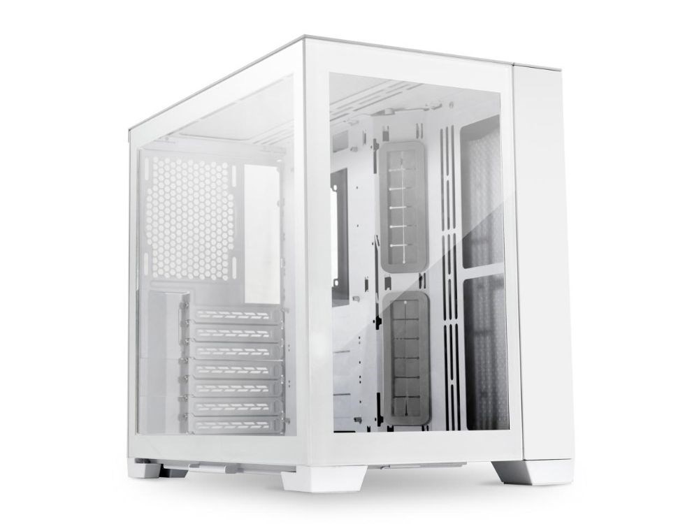  LIAN LI O11DMINI SNOW WHITE - White SECC / Aluminum /Tempered Glass/ ATX, Mirco ATX , Mini itx Mini Tower Computer Case