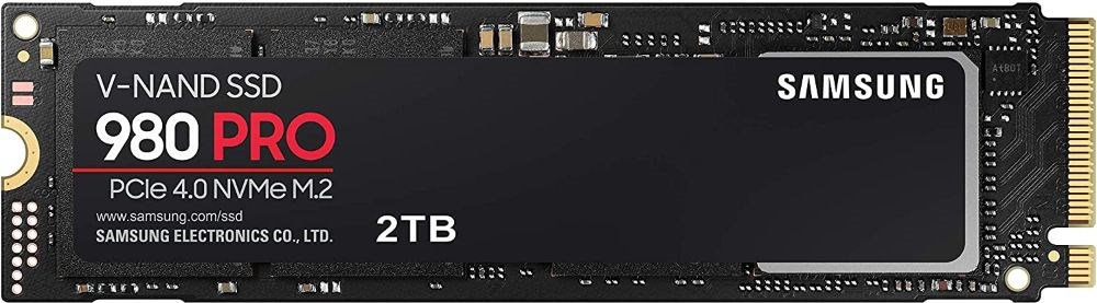 SAMSUNG 980 PRO SSD 2TB PCIe NVMe Gen 4 Gaming M.2 Internal Solid State Drive